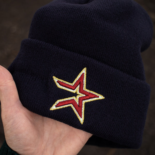 Astros (navy blue beanie) 05 WS patch