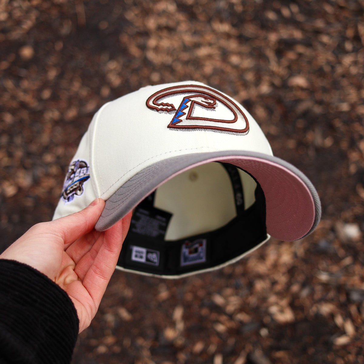 Arizona Diamond backs (chrome/grey/pinky)