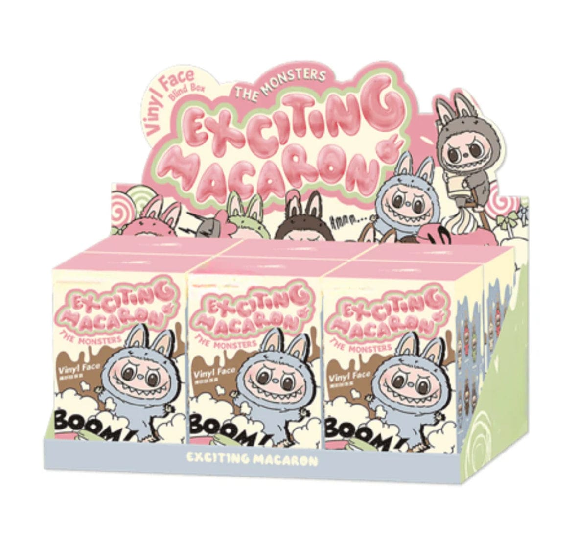 1 - Labubu The Monsters Exciting Macaron Vinyl Blind Box - BeisbolMXShop