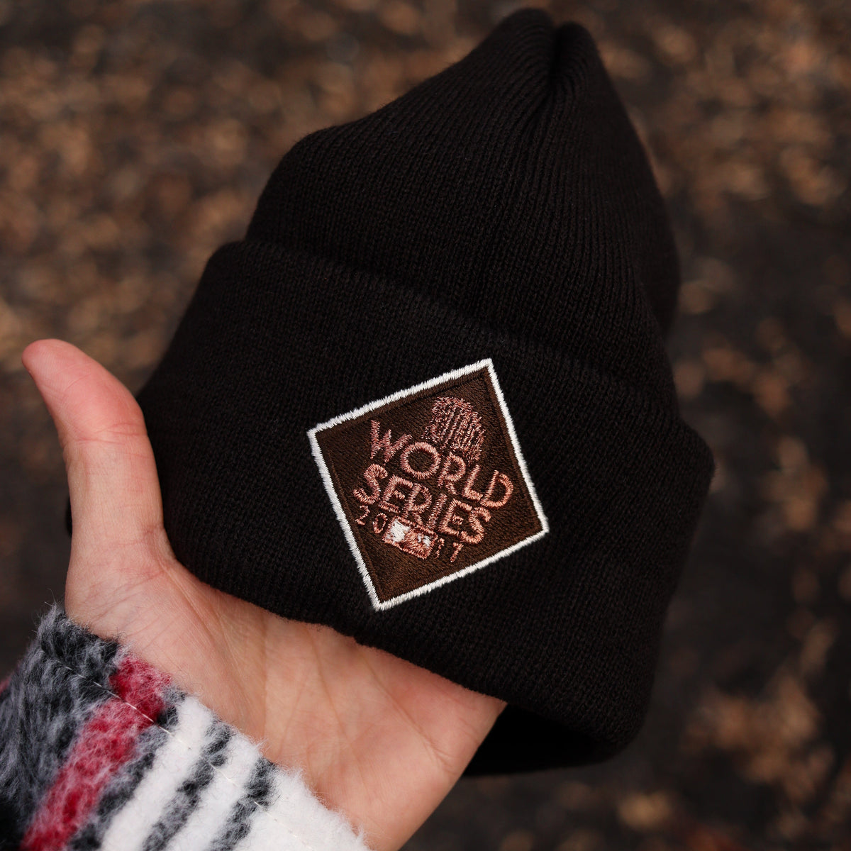 Astros (black beanie) 17 patch