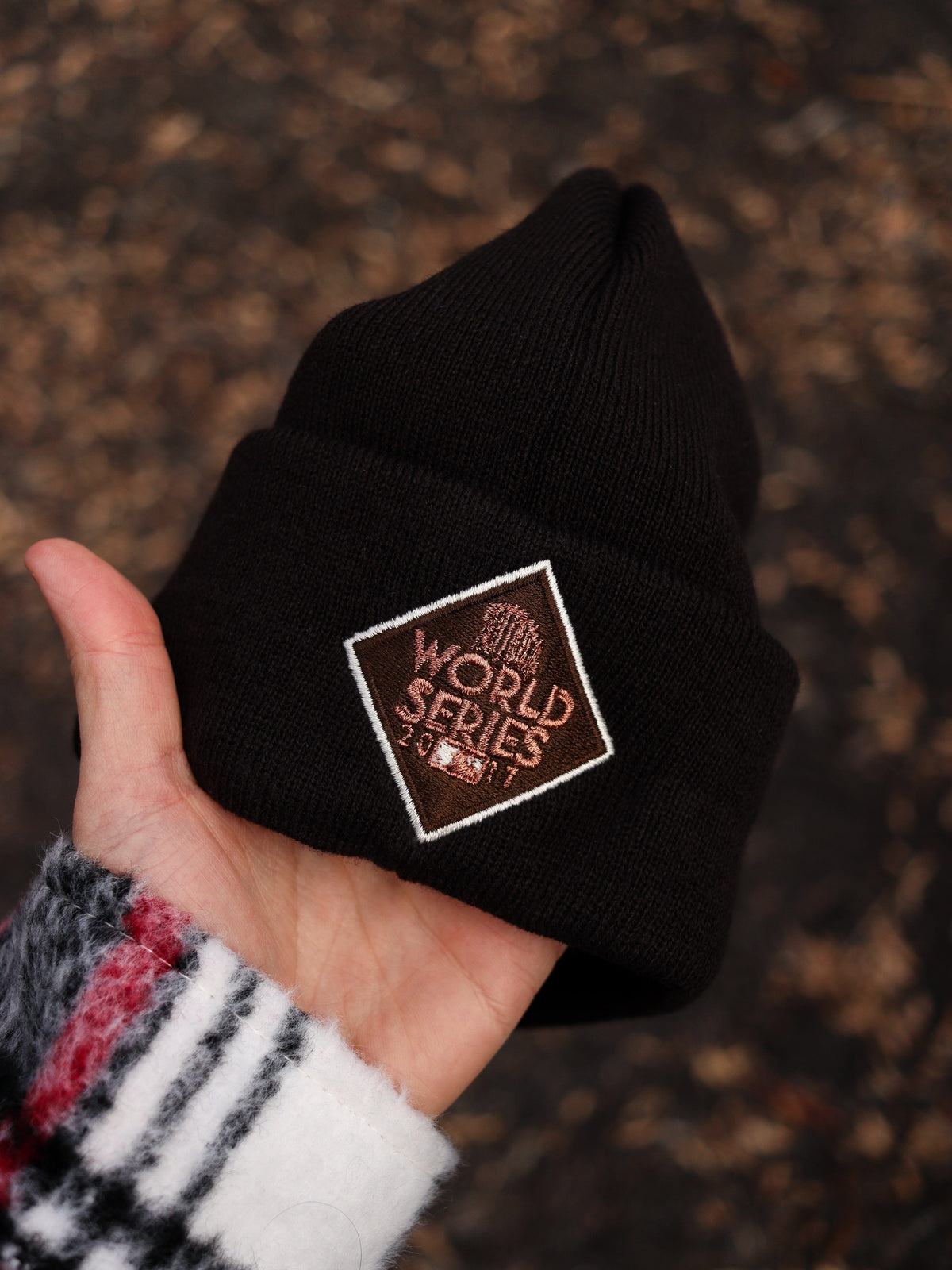 Astros (black beanie) (17 patch)
