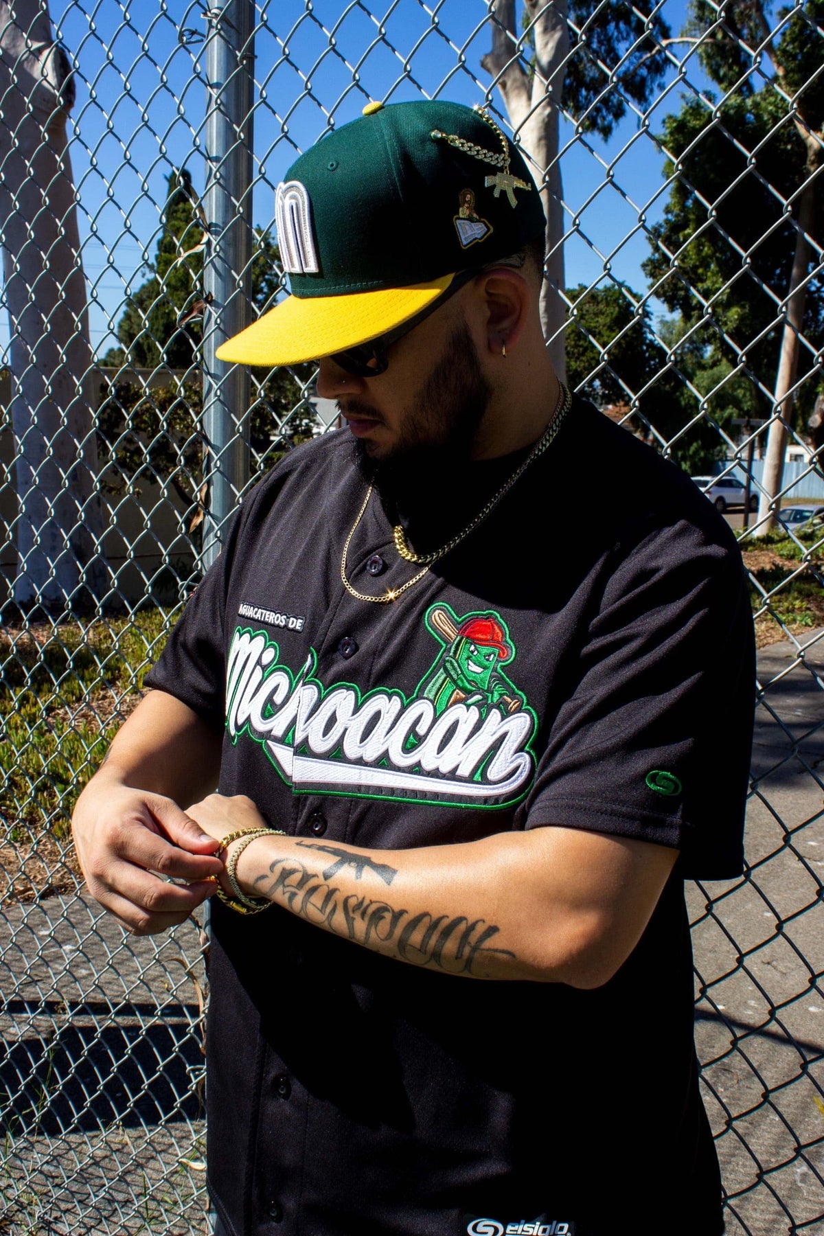 (2.0 BLACK) Michoacán Jersey - BeisbolMXShop