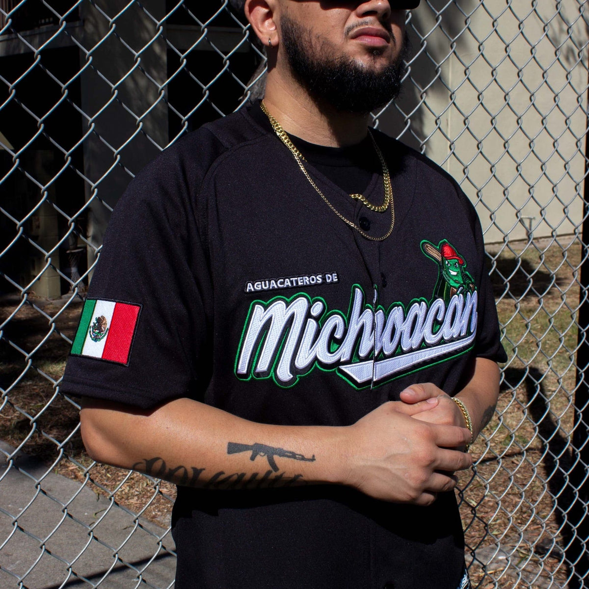 (2.0 BLACK) Michoacán Jersey - BeisbolMXShop