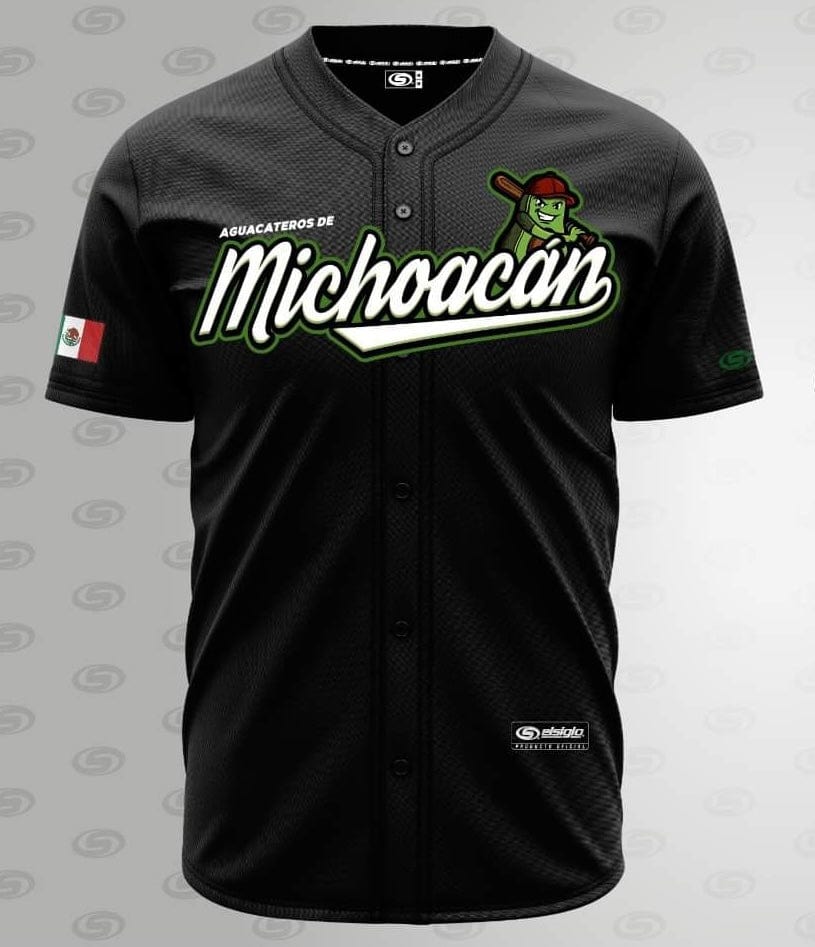 2.0 BLACK) Michoacán Jersey – BeisbolMXShop