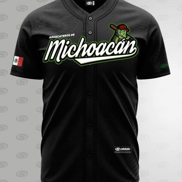 (2.0 BLACK) Michoacán Jersey - BeisbolMXShop