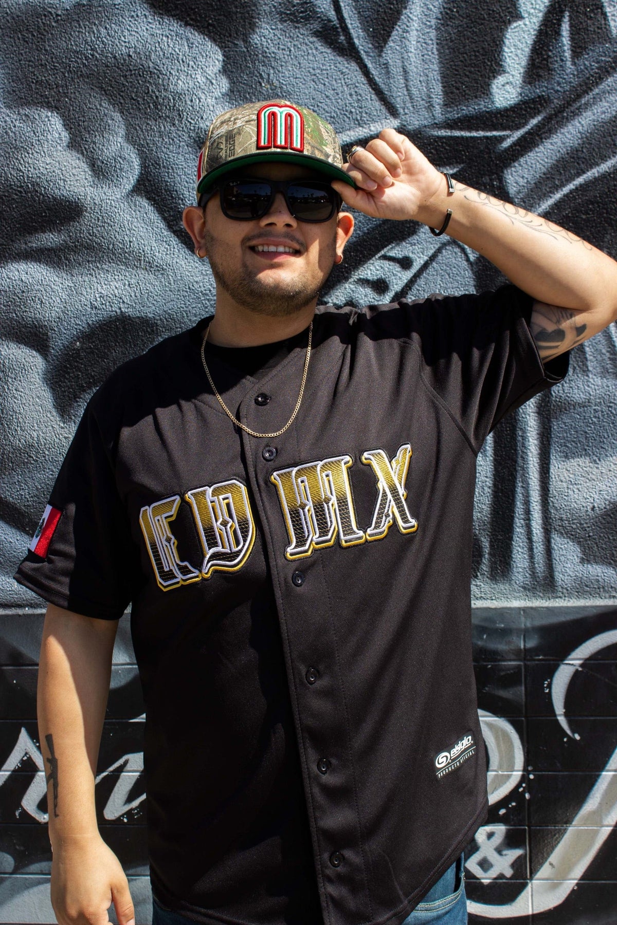 2024 MENS CDMX BLACK & GOLD Jersey - BeisbolMXShop