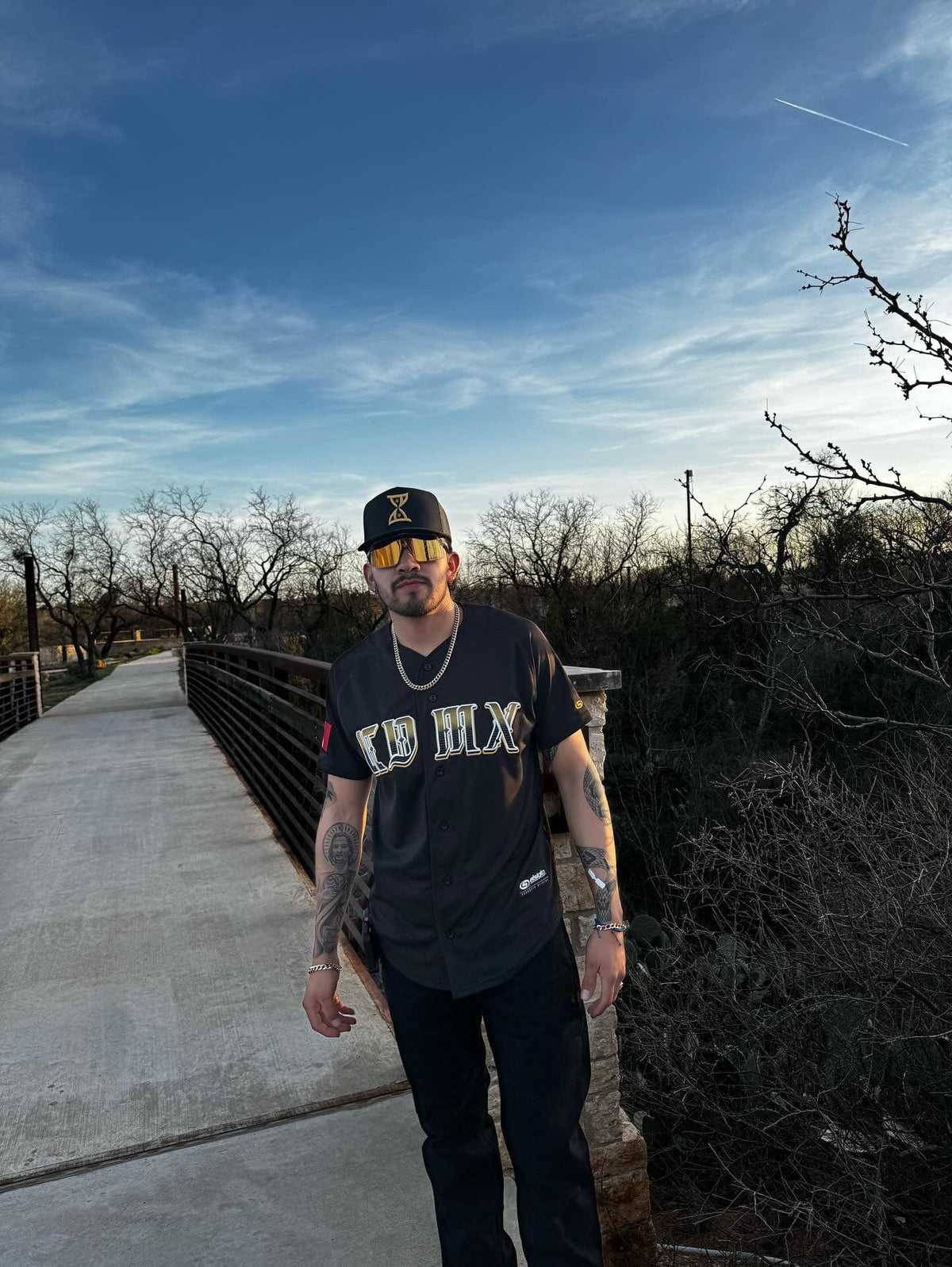 2024 MENS CDMX BLACK & GOLD Jersey - BeisbolMXShop
