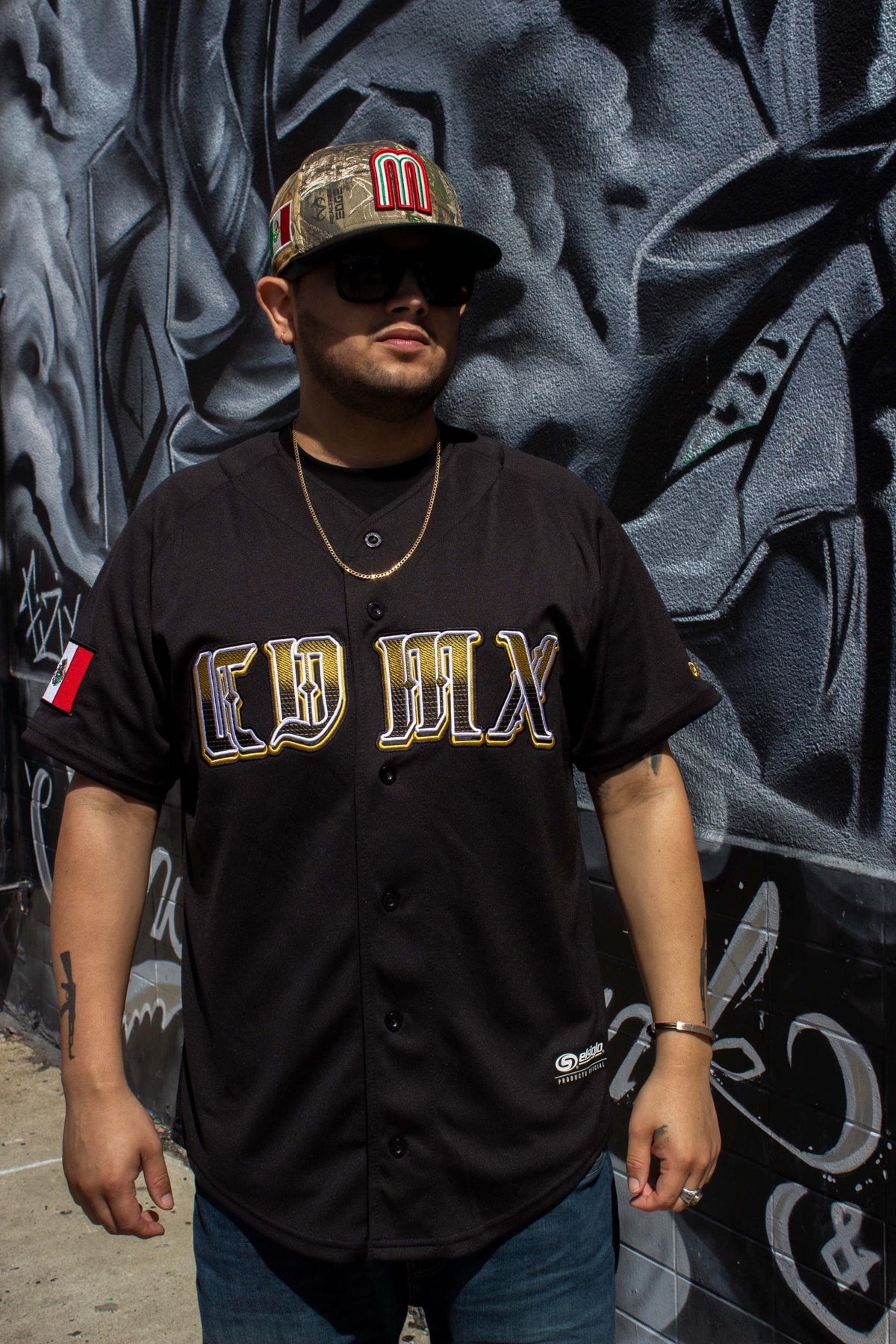 2024 MENS CDMX BLACK & GOLD Jersey - BeisbolMXShop