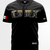 2024 MENS CDMX BLACK & GOLD Jersey - BeisbolMXShop