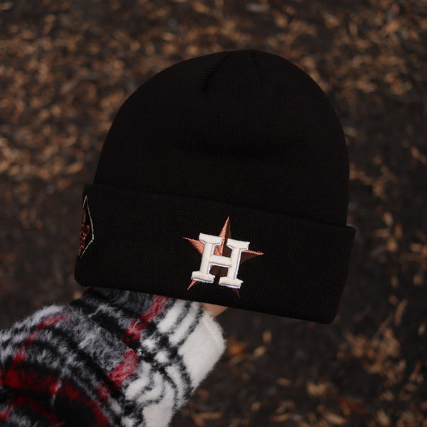 Astros (black beanie) 17 patch