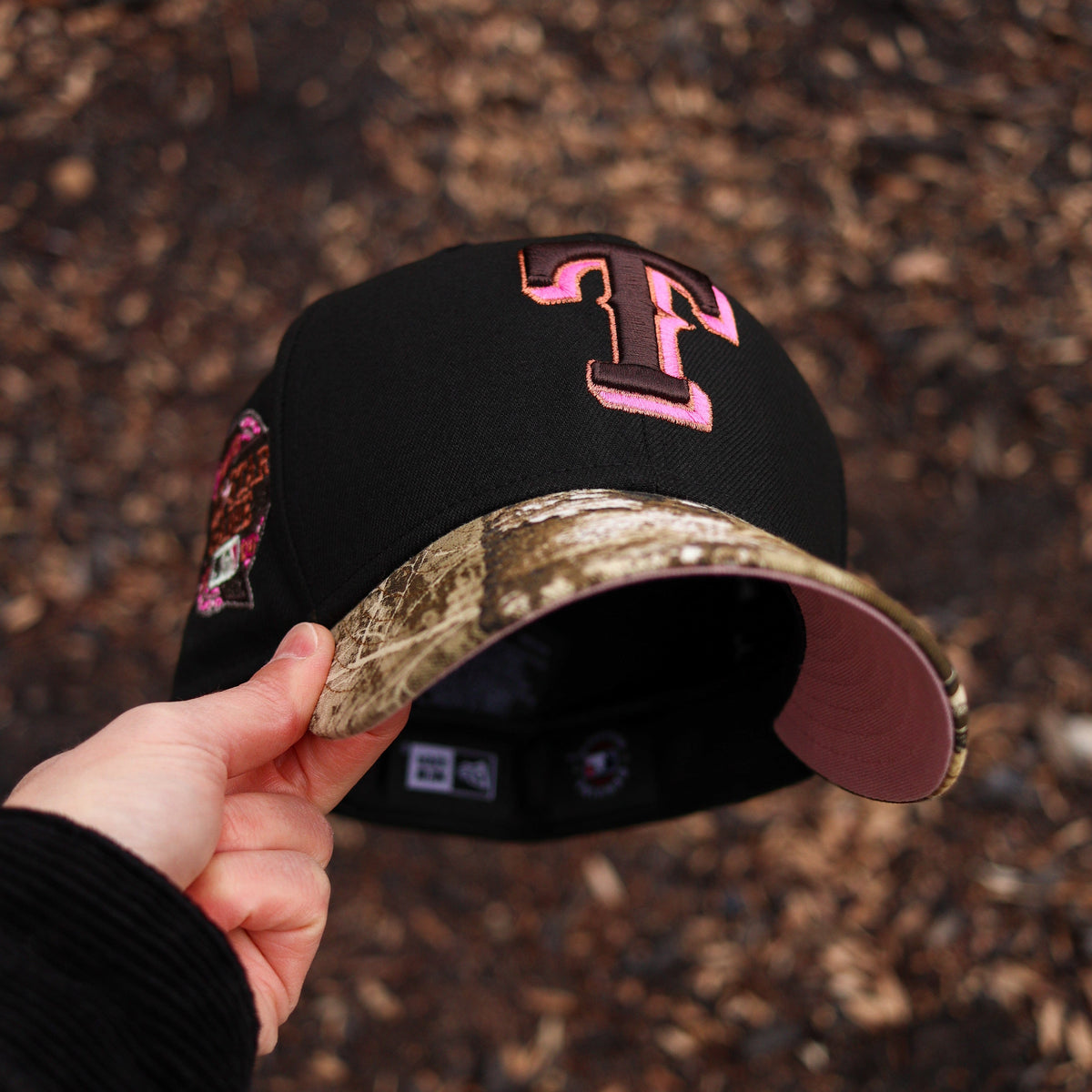 (Texas Rangers) camo/pinky