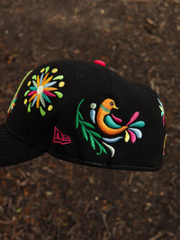 Black mexico flower design
