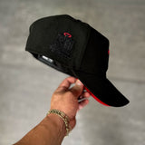 50 year Patch black/red Angels - BeisbolMXShop