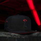 50 year Patch black/red Angels - BeisbolMXShop