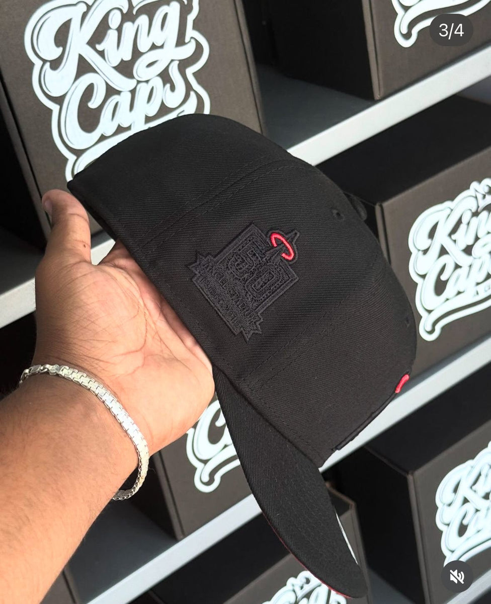 50 year Patch black/red Angels - BeisbolMXShop