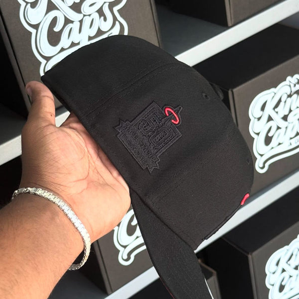 50 year Patch black/red Angels - BeisbolMXShop