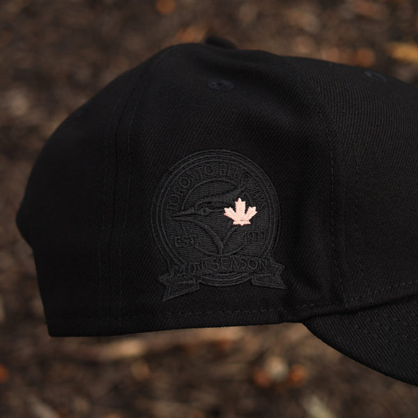 Blue jays black/rose gold