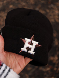 Astros (black beanie) (17 patch)