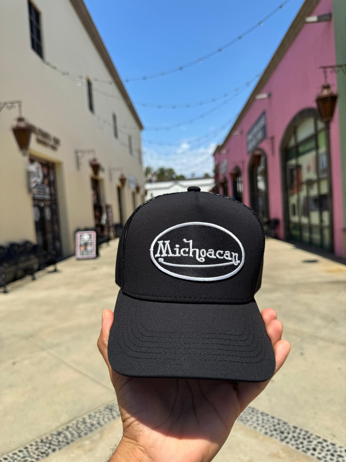 Michoacan black cir hat