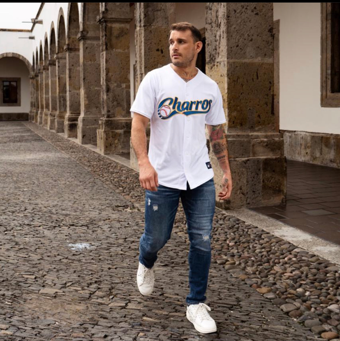 2024 men’s Charros de Jalisco classic white Jersey – BeisbolMXShop