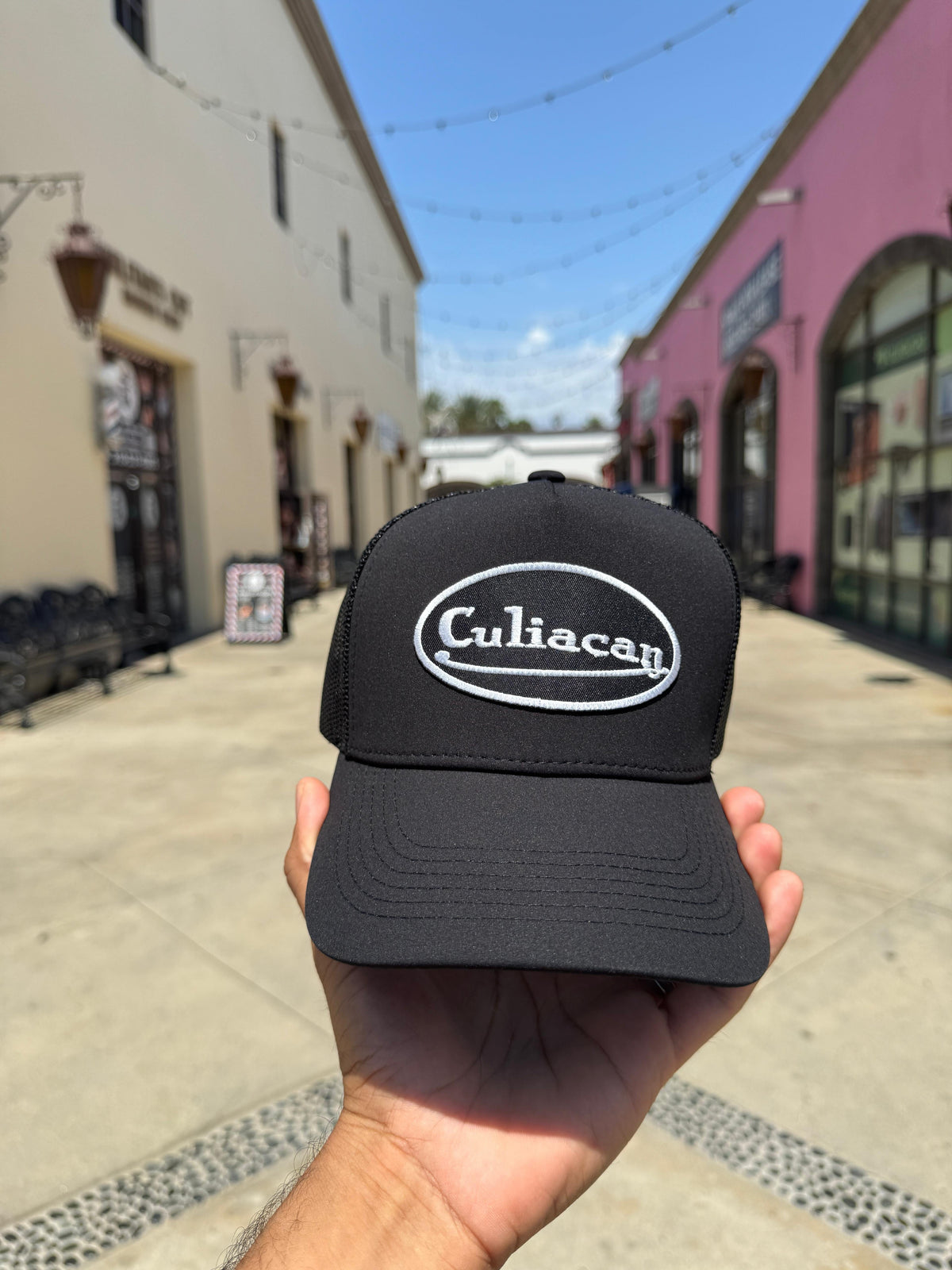 Culiacan black cir hat