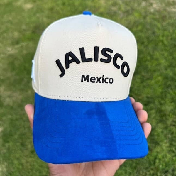 Jalisco blue/chrome hat