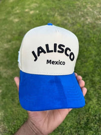 Jalisco blue/chrome hat
