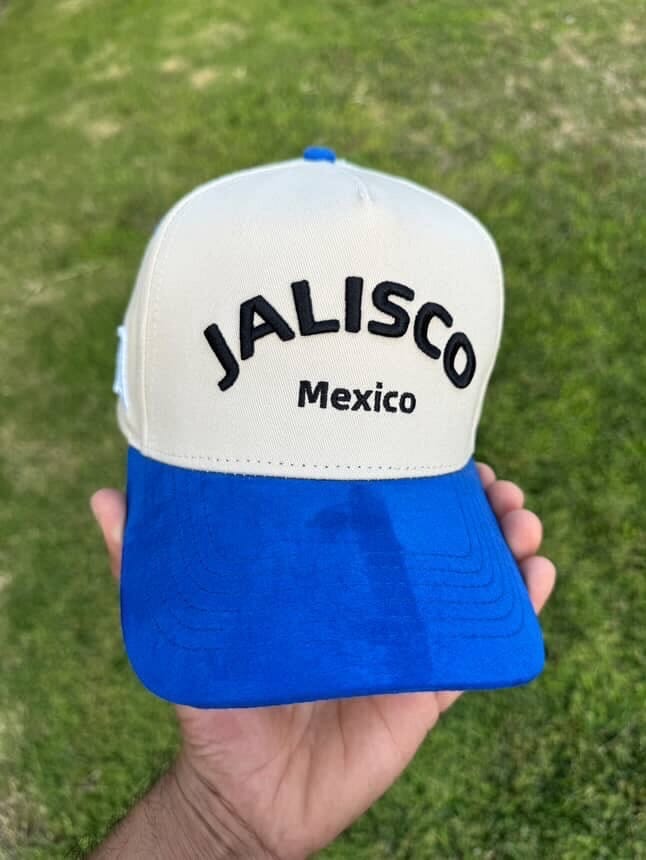 Jalisco blue/chrome hat