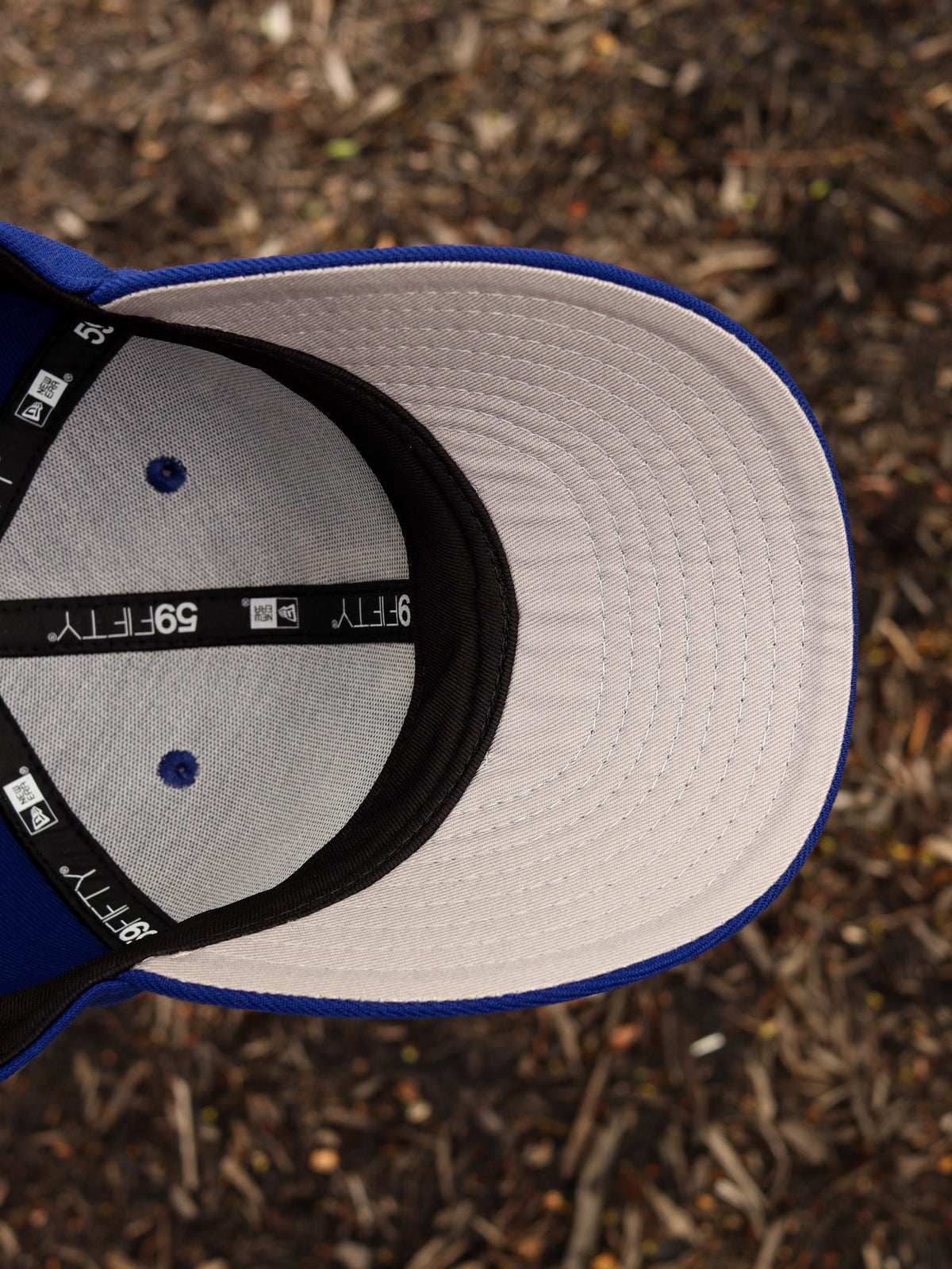 Blue Dodgers floral