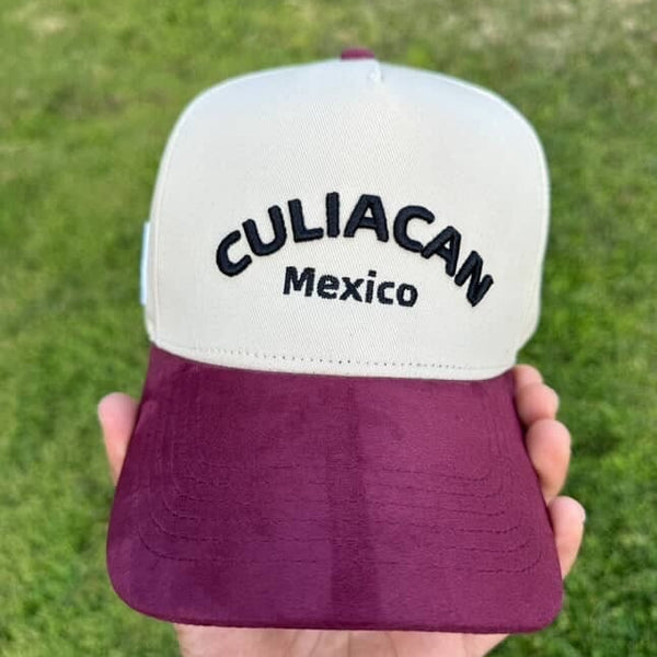 Sinaloa hat chrome/burgundy