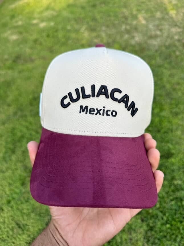 Sinaloa hat chrome/burgundy
