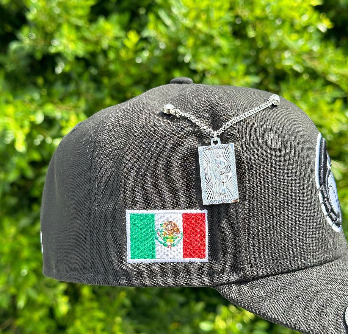 Chrome and dark Green Mexico New Era Fitted Hat – BeisbolMXShop