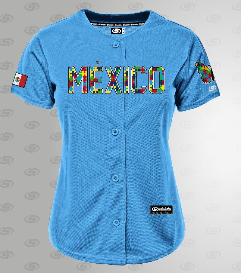 Women’s (blue) Autism Awareness jersey pre order shipping out 07/30/26