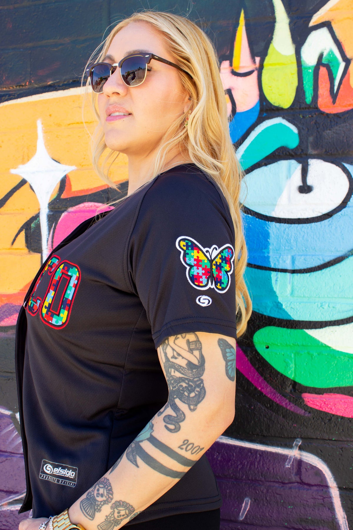 Women’s (black) Autism Awareness jersey