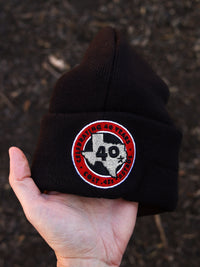 Astros (black beanie) (40 year patch)