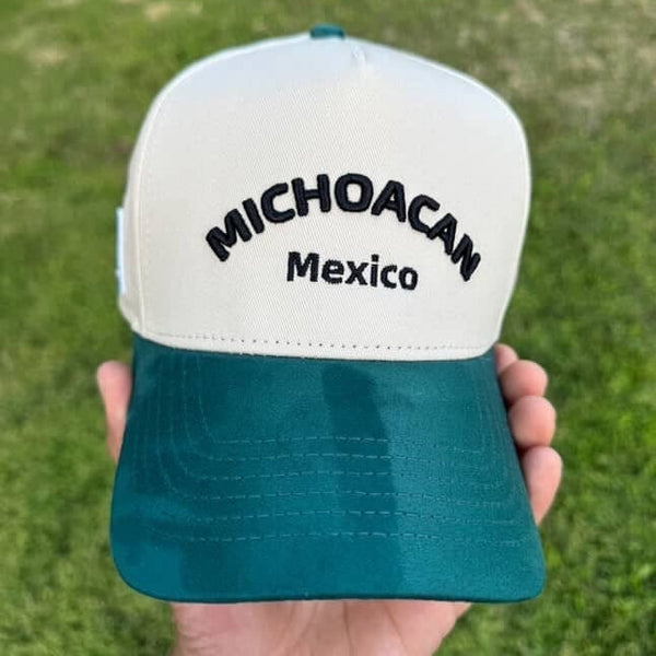 Michoacan hat chrome/green