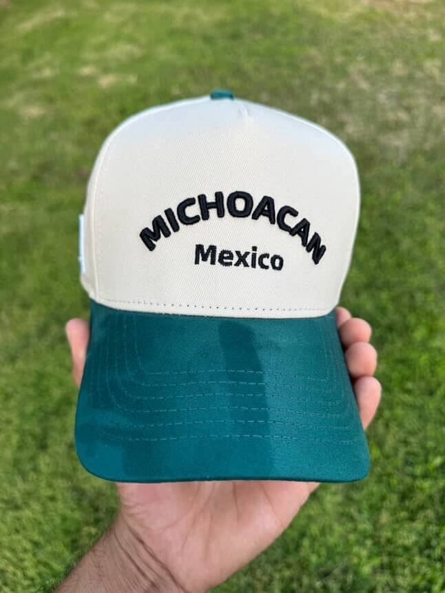 Michoacan hat chrome/green