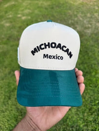 Michoacan hat chrome/green