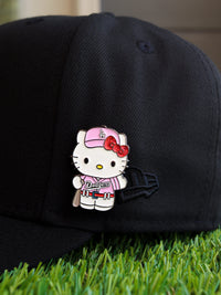 Pink cat pin