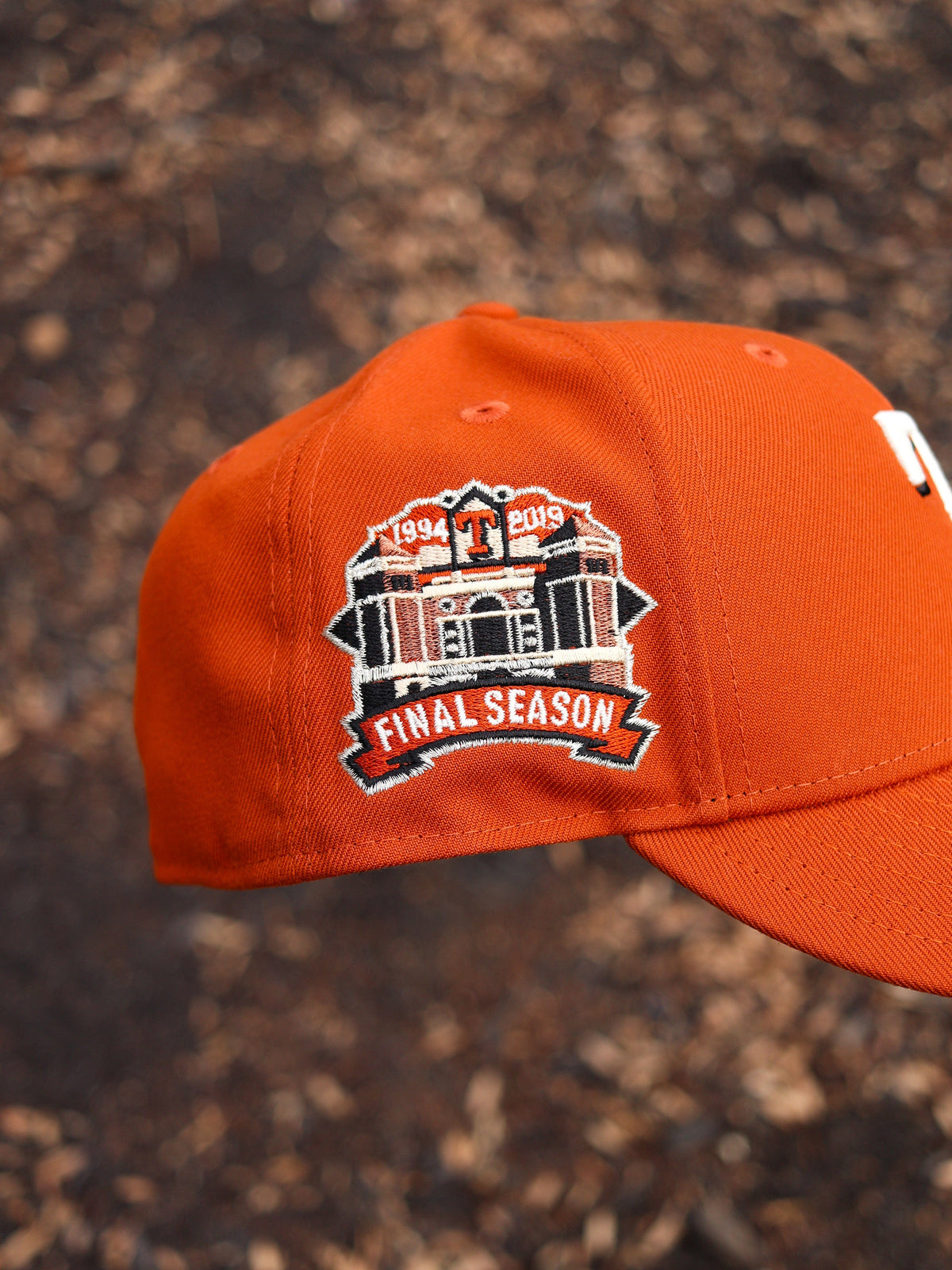Texas Rangers orange campfire hat