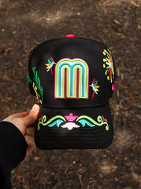 Black mexico flower design