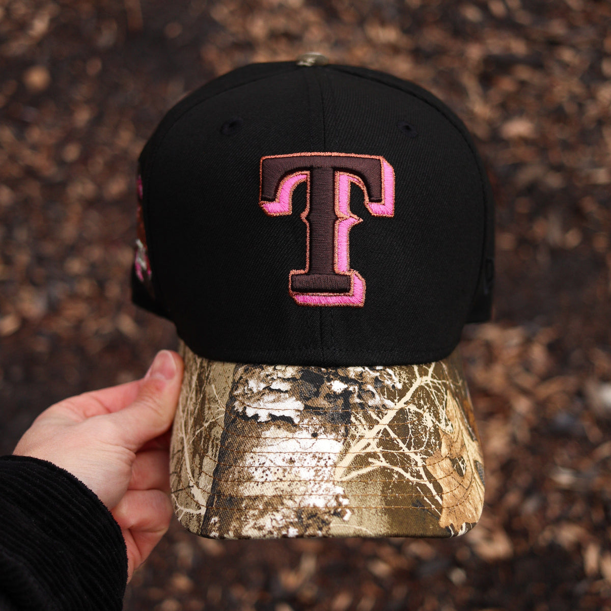 (Texas Rangers) camo/pinky