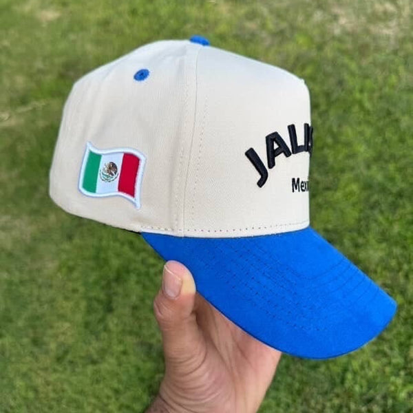 Jalisco blue/chrome hat