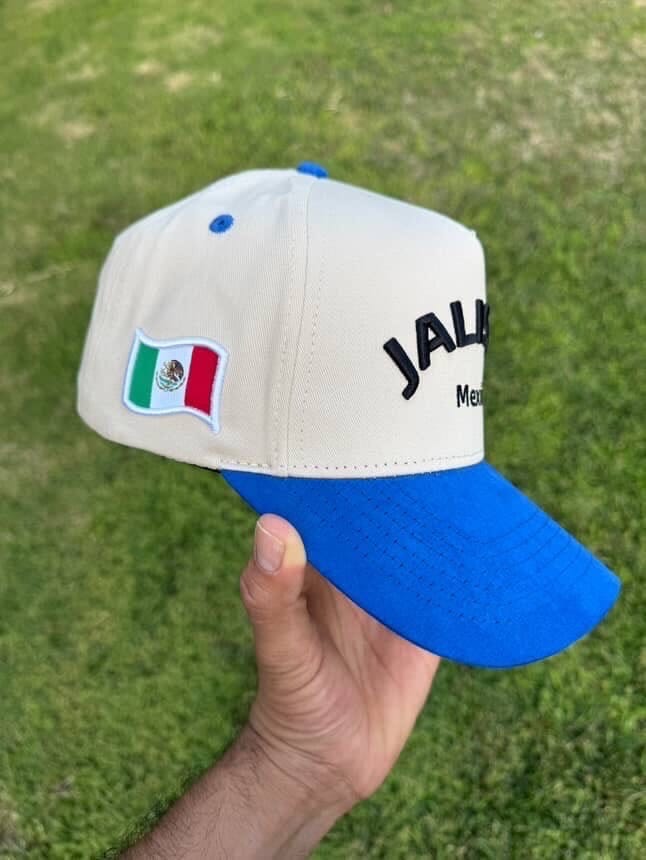 Jalisco blue/chrome hat