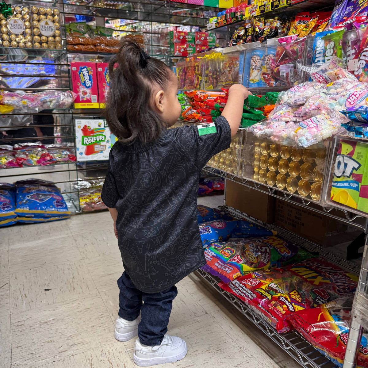 (KIDS) (BLACK) Aztec Mexico