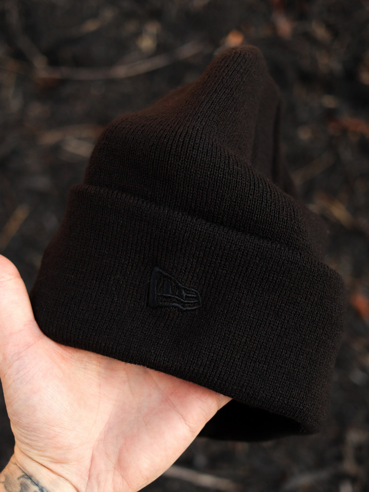 Astros (black beanie) (astrodome patch)