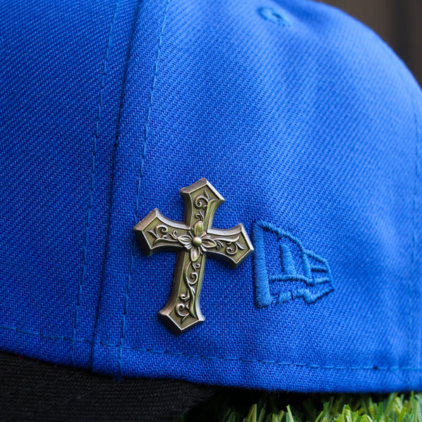 Flower cross pin