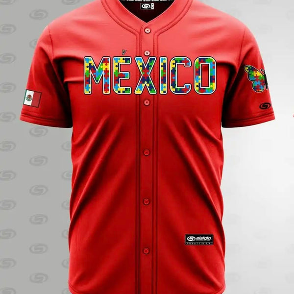 Men’s (RED) Autism Awareness jersey pre order shipping out 07/30/26