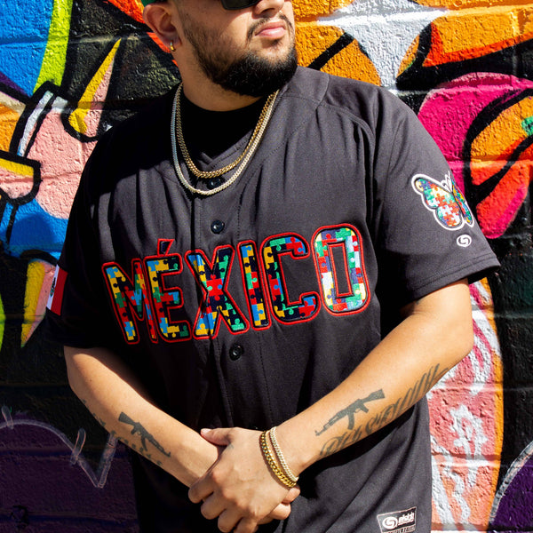 Men’s Black Autism Awareness jersey