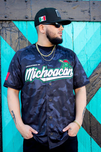 (CAMO/BLACK) 2.0 Michoacán Jersey - BeisbolMXShop